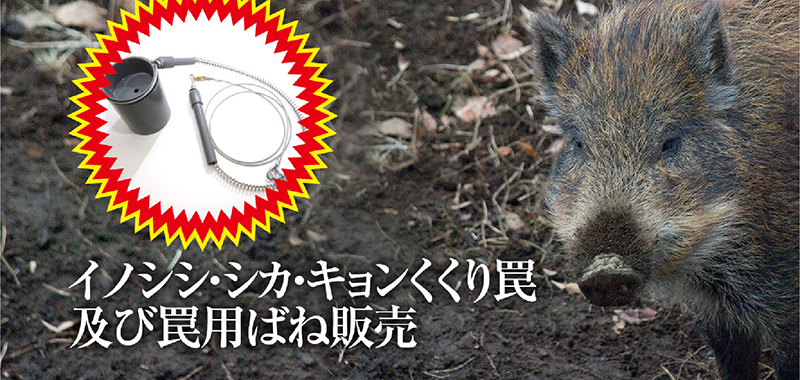 くくり罠の鎌田スプリング｜